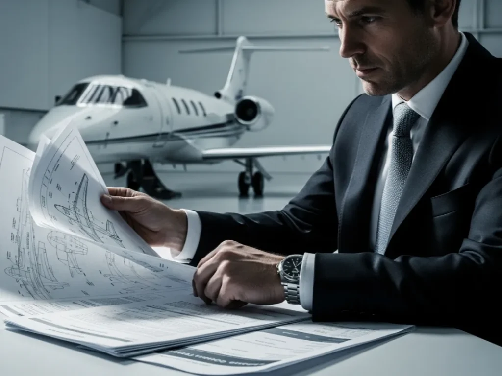 aircraft sourcing brokerage hangar luxury office