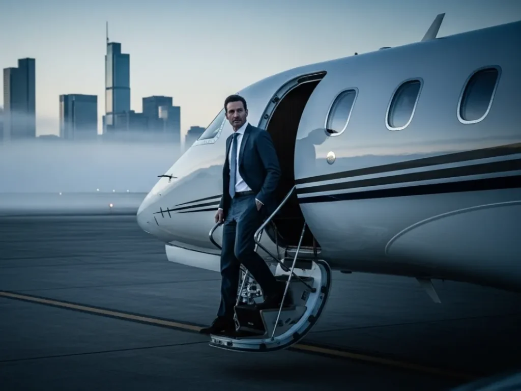 business jet charters executive tarmac dawn